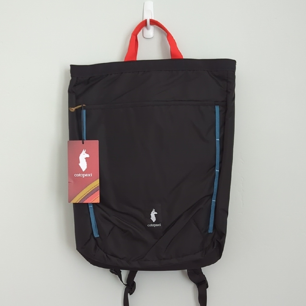 NWT Cotopaxi Black Todo 16L Convertible Backpack Tote.